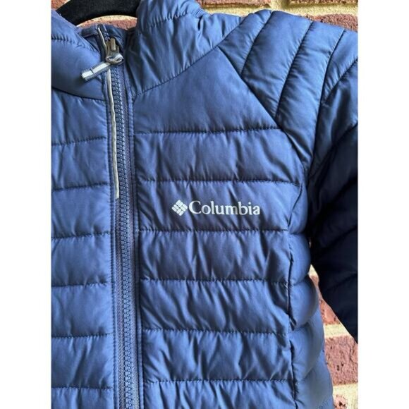 Columbia Omni-Heat Hooded Puffer Coat Youth Size XS 6 - Picture 2 of 9
